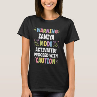 ZANIYA Personalized Name Funny Cute Custom ZANIYA Tシャツ