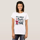 Zany It's Only Naughty The First Time Santa Christ Tシャツ (正面フル)