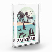 Zanzibarアフリカヴィンテージ写真ブロック フォトブロック (左)