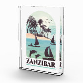 Zanzibarアフリカヴィンテージ写真ブロック フォトブロック (右)