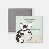 ZANZIBARクルー（ジャングルゼブラ）ビーフマグネット マグネット (正面/裏面)