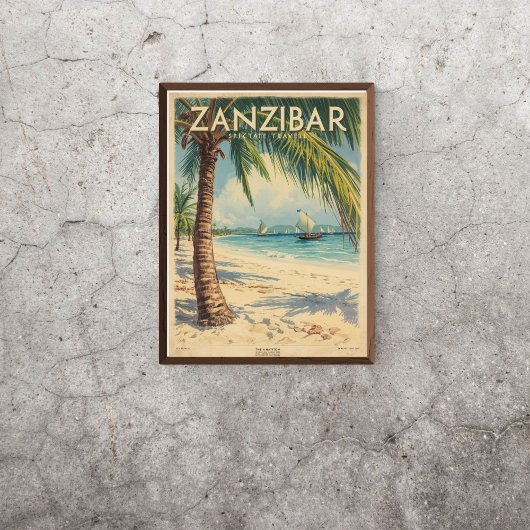 Zanzibar Breeze – Vintage East Africa  ポスター