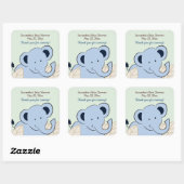 ZANZIBAR CREW (Elephant) SQUARE Favoritesステッカー スクエアシール (シート)