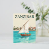 Zanzibar, Stone Town, Unguja ポストカード (スタンド正面)