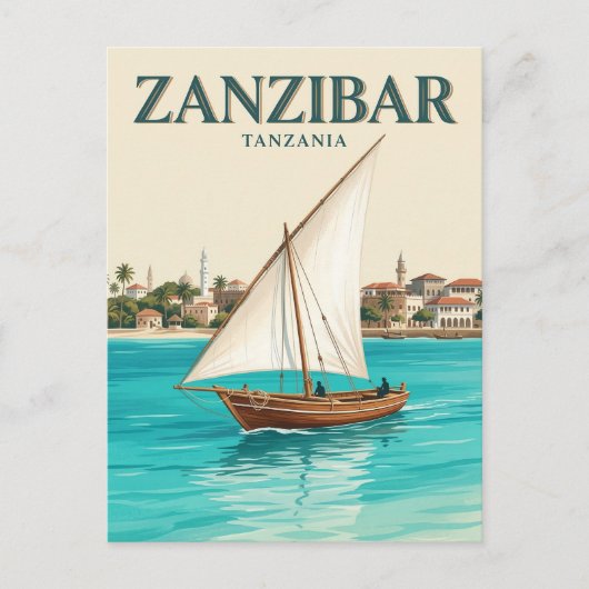 Zanzibar, Stone Town, Unguja ポストカード (正面)