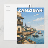 Zanzibar Tanzania Travel ポストカード (正面/裏面)