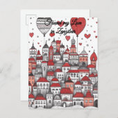 Zanzibar Valentine's Dayに恋を見つけた ポストカード (正面/裏面)