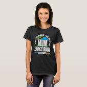 Zanzibar Zanzibari Zanzibar Flag Mothers Day Tシャツ (正面フル)