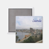 zAO006 LUANDA,アンゴラ,アフリカ,冷蔵庫 マグネット (正面/裏面)