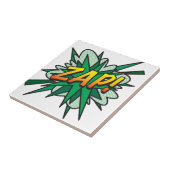 ZAPおもしろいレトロ漫画ブックアーポップ・アートのト タイル (側面)