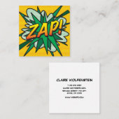 ZAPおもしろいレトロ漫画帳 スクエア名刺 (正面/裏面)