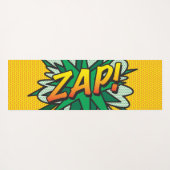 ZAPカポーおもしろいレトロ漫画ブックアーポップ・アートのト ヨガマット (裏面(横))