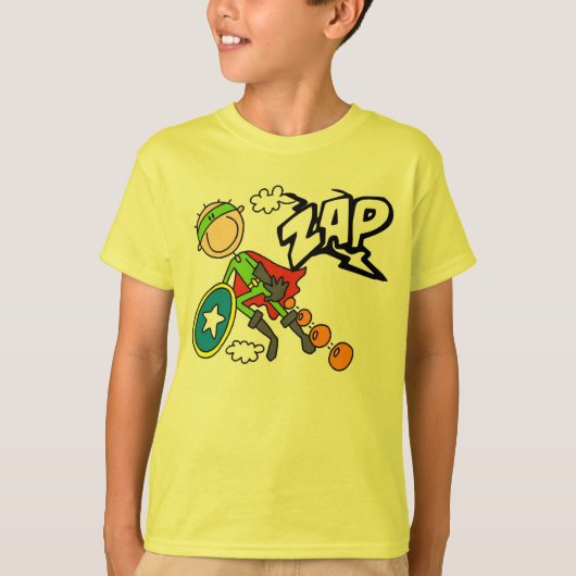 ZAPボーイヒーロー Tシャツ (正面)