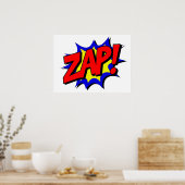 ZAP漫画ブックスタイル ポスター (キッチン)