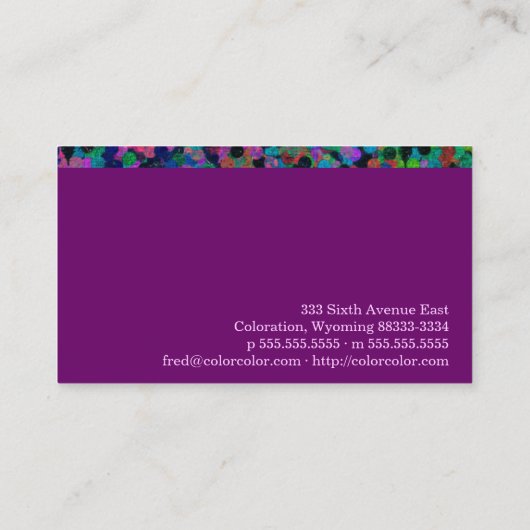 Zap色 名刺 (裏面)