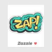 ZAP音声バブル語、手書きイラストレーション シール (シート)