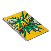 ZAP ファン レトロ コミックブック ノートブック (右側)