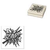 ZAP ファン レトロ コミック ブック ポップ アート ラバースタンプ (押印)