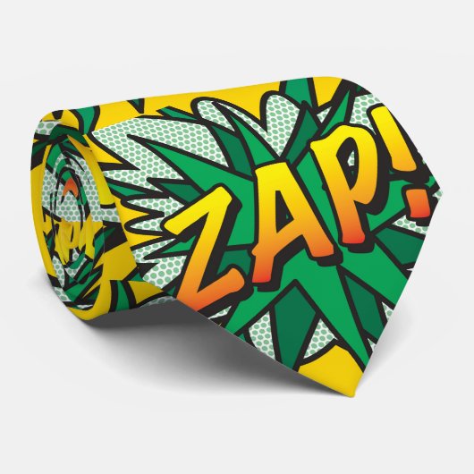 ZAP ファン レトロ コミック ポップアート ネクタイ (ロール)