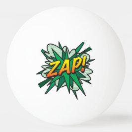 ZAP モダン おもしろ コミック ブック 卓球ボール