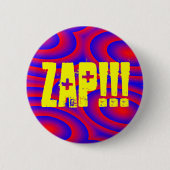 ZAP!!! 缶バッジ (正面)