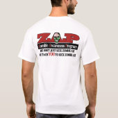 ZAP_logo_head Tシャツ (裏面)