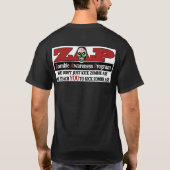 ZAP_logo_head Tシャツ (裏面)