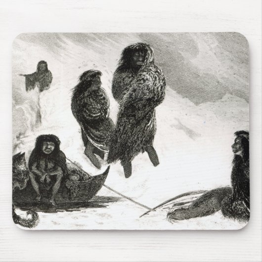 Zapallosで交換することを行くFuegians マウスパッド (正面)