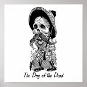 Zapatista Calavera. c. early 1900's. Mexico. ポスター (正面)
