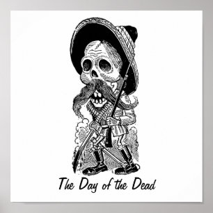 Zapatista  Calavera. c. early 1900's. Mexico. ポスター