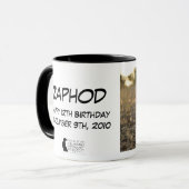 Zaphodの第12誕生日のマグ マグカップ (正面左)