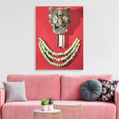 Zapotecはマスクの型枠を示す キャンバスプリント (インサイチュ (リビング))