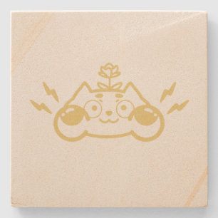 Zappy Chip the Cute Chipmunk ストーンコースター