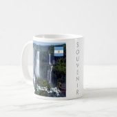 zAR029 IGUAZU滝,アルゼンチン,アメリカ, コーヒーマグカップ (正面左)