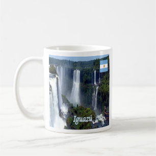 zAR029 IGUAZU滝，アルゼンチン，アメリカ， コーヒーマグカップ