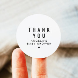 ZARAシンプルミニマモダンリスト赤ちゃんシャワー特典 ラウンドシール