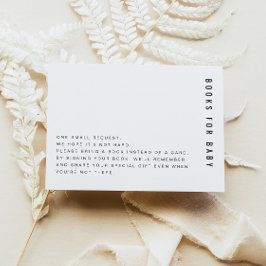 ZARAミニマモダンリストベビーカード 招待状