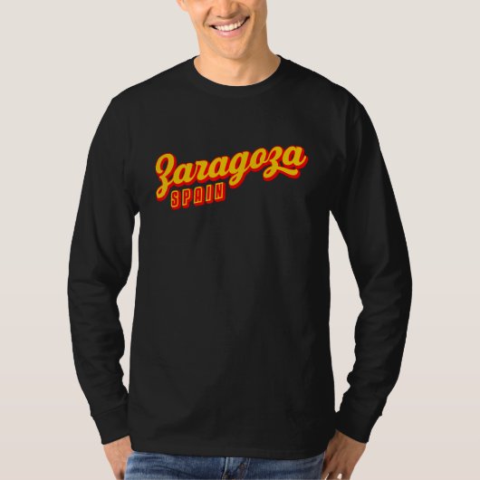 Zaragoza Spain Tシャツ (正面)