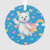 Zarah the Dancing Polar Bear —  オーナメント (裏面)