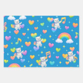 Zarah the Dancing Polar Bear | Wrapping Paper ラッピングペーパーシート (正面2)