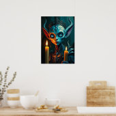 Zarathos the Flame-Ritualist - Dark Fantasy ポスター (キッチン)