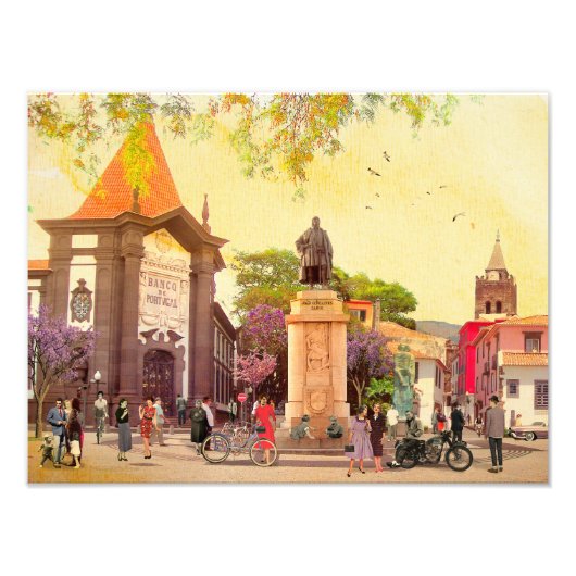 Zarco, o Descobridor da Madeira (Funchal) フォトプリント (正面)