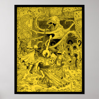 Zargon 11x14セピアのポスター ポスター