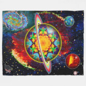 Zargon Orbz フリースブランケット (正面(横))