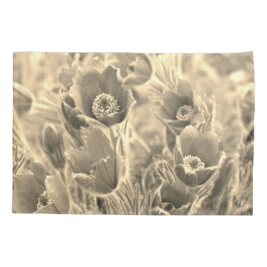 Zarte Blumen  枕カバー (裏面)