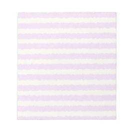 Zarte Pastell Lila Aquarell Streifen Scrapbook  ノートパッド