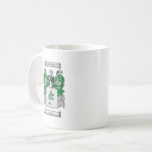 Zastrowの紋章付き外衣 コーヒーマグカップ (正面左)