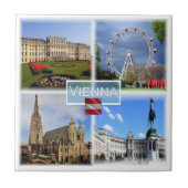 zAT003 VIENNA Schloss Schonbrunn Prater Funfair, タイル (正面)