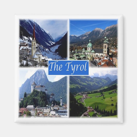 zAT007 THE AUSTRIAN TYROL，オーストリア，冷蔵庫 マグネット (正面)
