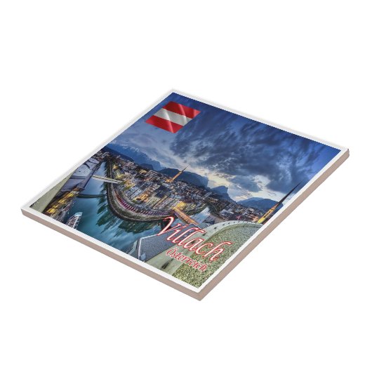 zAT010 VILACHオーストリア， タイル (側面)